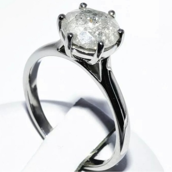 2.16 carats Diamond platinum ring - Picture 5 of 7